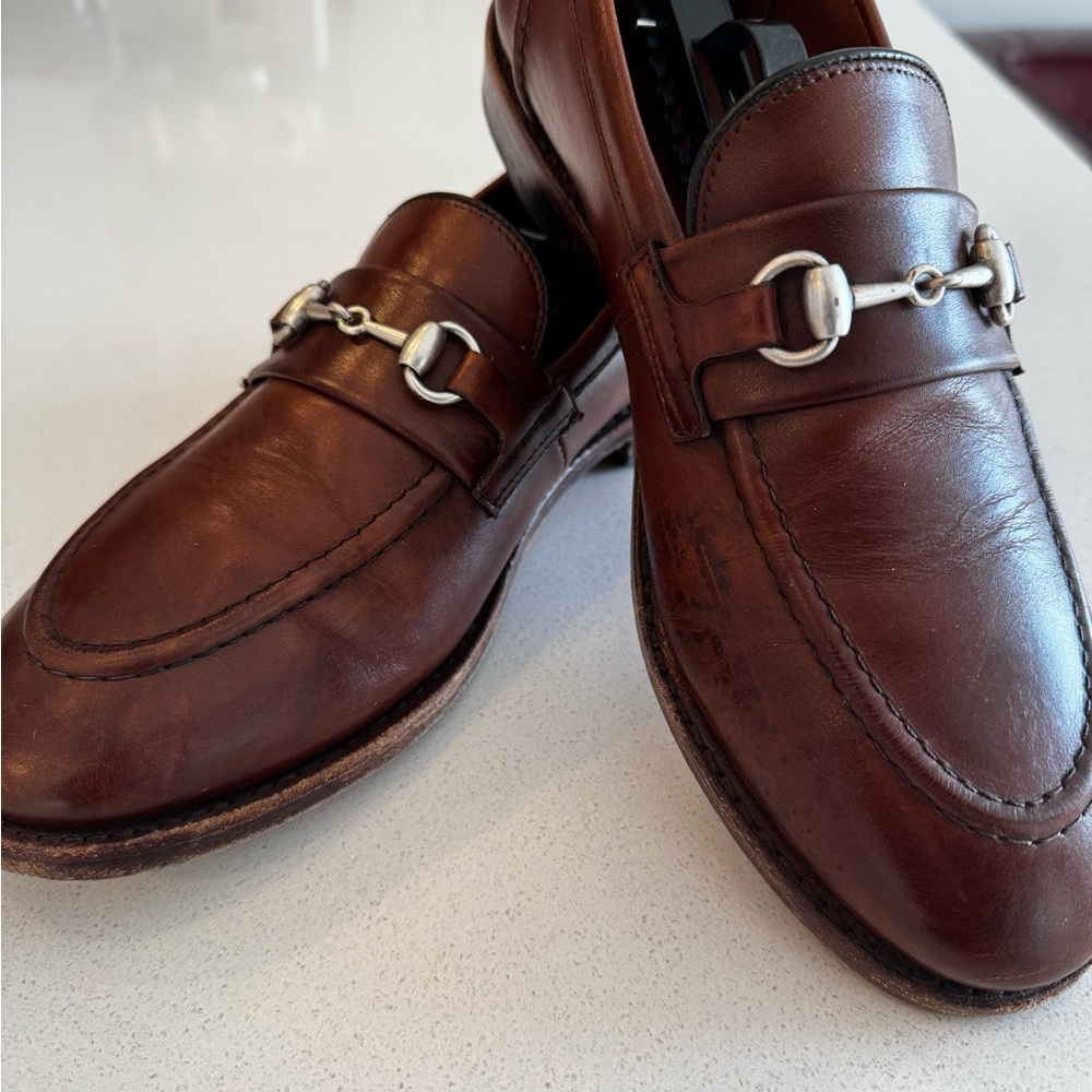 Allen Edmonds Randolph Bit Rich Brown Leather Loafers